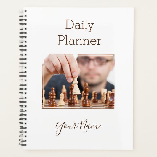 Chess Game Photo Daily Planner - HAMbWG (Voorkant)