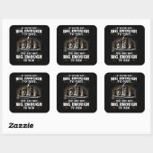 Chess Game Play Vierkante Sticker (Vel)