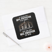 Chess Game Play Vierkante Sticker (Envelop)