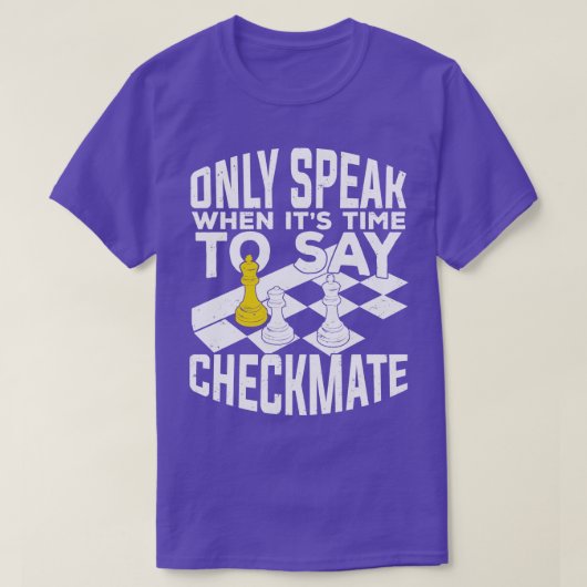 Chess Game Player-cadeau voor Checkmate T-shirt (Design voorkant)