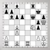 Chess Game Poster acht (Voorkant)