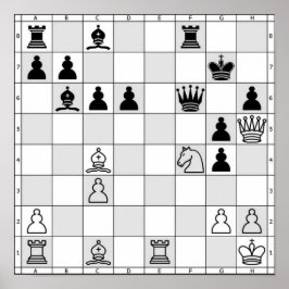 Chess Game Poster acht