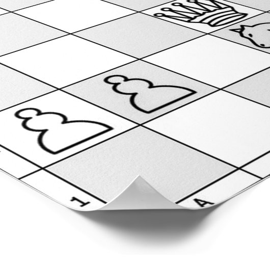 Chess Game Poster Drie (Hoek)