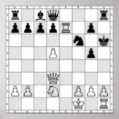 Chess Game Poster Drie (Voorkant)