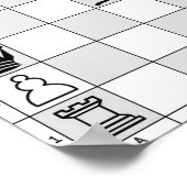 Chess Game Poster Nine (Hoek)