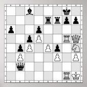 Chess Game Poster Seven (Voorkant)