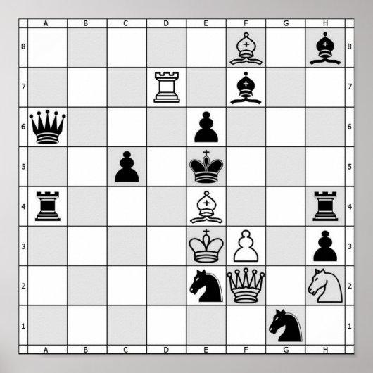 Chess Game Poster Two (Voorkant)
