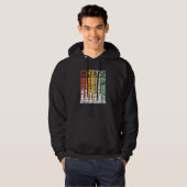 Chess game retro  hoodie (Voorkant volledig)
