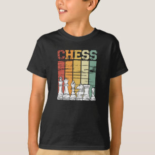 Chess game retro t-shirt