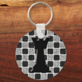 Chess Game Rook en Board Sleutelhanger (Voorkant)