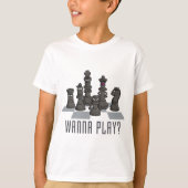 chess gang they just wanna play t-shirt (Voorkant)