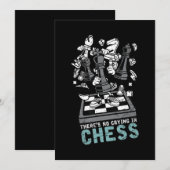 Chess Geek Gift Chess Kaart (Voorkant / Achterkant)