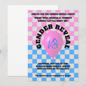 Chess gender laat zien kaart (Voorkant / Achterkant)