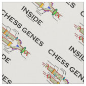 Chess Genes Inside DNA Replication Humor Stof (Close Up)