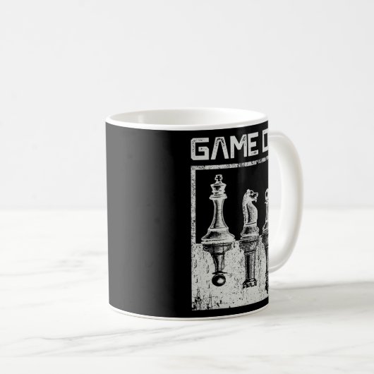 Chess Geweldige  Game on Grand Master Koffiemok (Voorkant rechts)