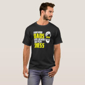 Chess gezegde bard drager fess day chess player t-shirt (Voorkant volledig)