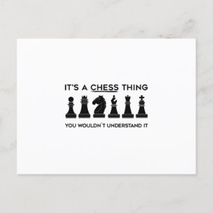 Chess Gift   Chessboard Chessboard Chess Club Briefkaart