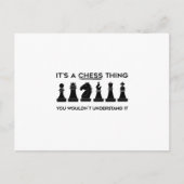 Chess Gift | Chessboard Chessboard Chess Club Briefkaart (Voorkant)