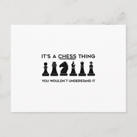 Chess Gift | Chessboard Chessboard Chess Club Briefkaart (Voorkant)