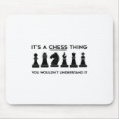 Chess Gift | Chessboard Chessboard Chess Club Muismat (Voorkant)