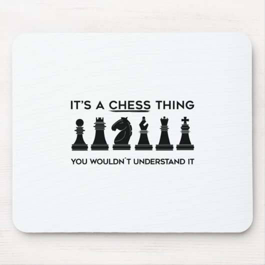 Chess Gift | Chessboard Chessboard Chess Club Muismat (Voorkant)