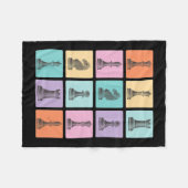 Chess Gift | Ik hou echt van de schaakstukken Fleece Deken (Voorkant (Horizontaal))