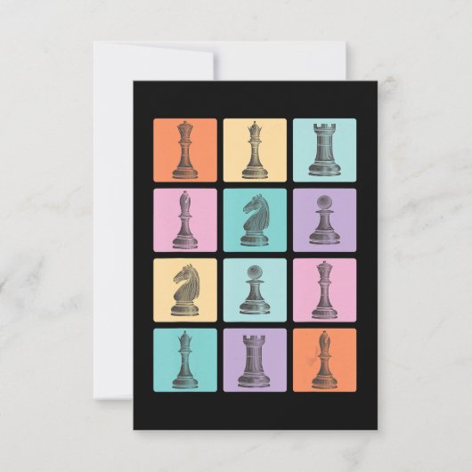 Chess Gift | Ik hou echt van de schaakstukken Kaart (Voorkant)