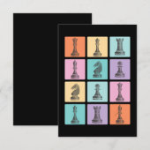 Chess Gift | Ik hou echt van de schaakstukken Kaart (Voorkant / Achterkant)