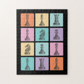 Chess Gift | Ik hou echt van de schaakstukken Legpuzzel (Verticaal)