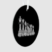 Chess Gift | Ik hou echt van de schaakstukken Ornament (voorkant)