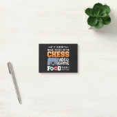 Chess Gift | Kaas-videospel of voedselontwerp Post-it® Notes (Kantoor)