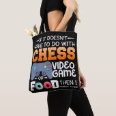 Chess Gift | Kaas videospel of voedselontwerp Tote Bag (Dichtbij)