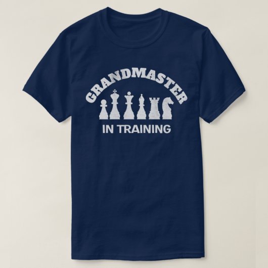 Chess Grandmaster in training T-shirt (Design voorkant)