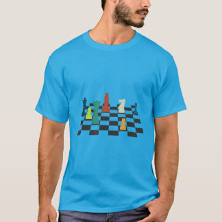 Chess grootmeester Knight Rook King Chess T-shirt