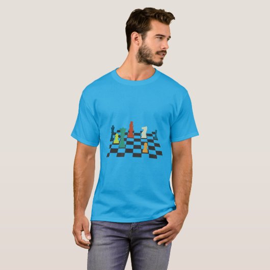 Chess grootmeester Knight Rook King Chess T-shirt (Voorkant volledig)