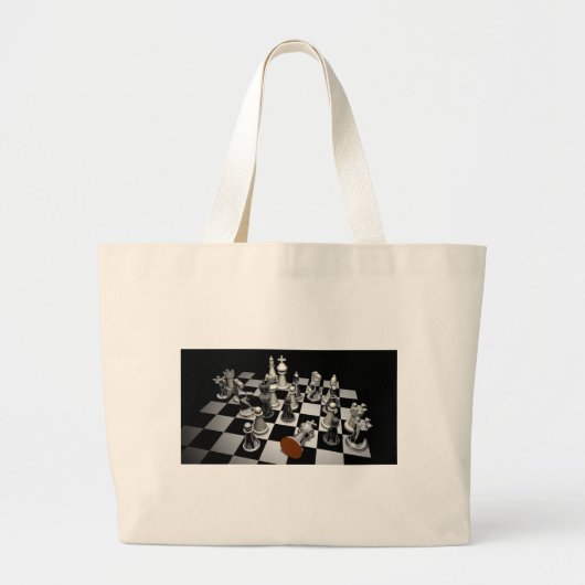 Chess Grote Tote Bag (Voorkant)
