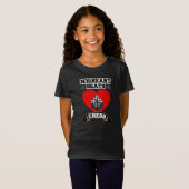 Chess Heart Pieces Strategiespel Liefde Passie T-shirt (Voorkant volledig)