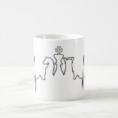 Chess Heartbeat Koffiemok (Center)