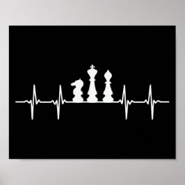 Chess Heartbeat Poster
