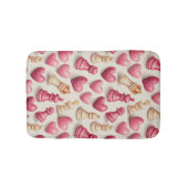 Chess & Hearts Valentines Pattern Badmat (Voorkant)