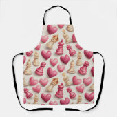 Chess & Hearts Valentines Pattern Schort (Voorkant)
