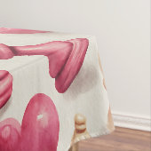 Chess & Hearts Valentines Pattern Tafelkleed (Voorbeeld)