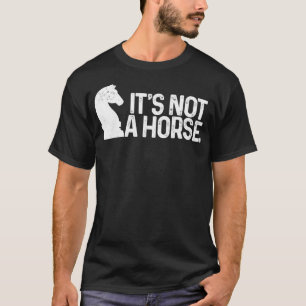 Chess Het is geen paarse Knight Funny Chess speler T-shirt