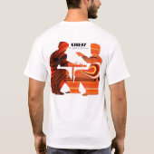 Chess, het is turbulent t-shirt (Achterkant)