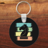 Chess Horse Retro Sleutelhanger (Voorkant)