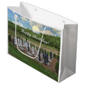 Chess Iedereen Happy Birthday! Groot Cadeauzakje (Voorkant Gekanteld)