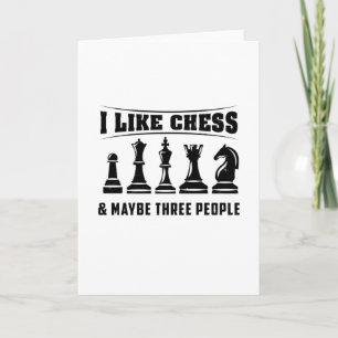 Chess - Ik hou van Chess Kaart