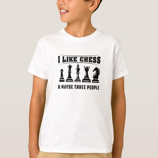 Chess - Ik hou van Chess T-shirt (Voorkant)