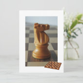 Chess Invitation Card Kaart (Staand voorkant)