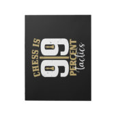 Chess is 99 % tactiek notitieblok (Linkerzijde)